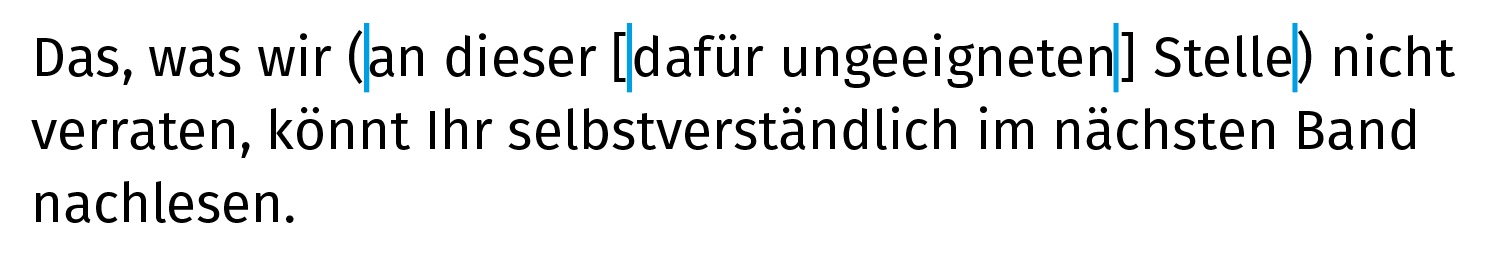 Was Ist Eine Parenthese Mikrotypografie: mit korrekter Schreibweisen und Abständen punkten