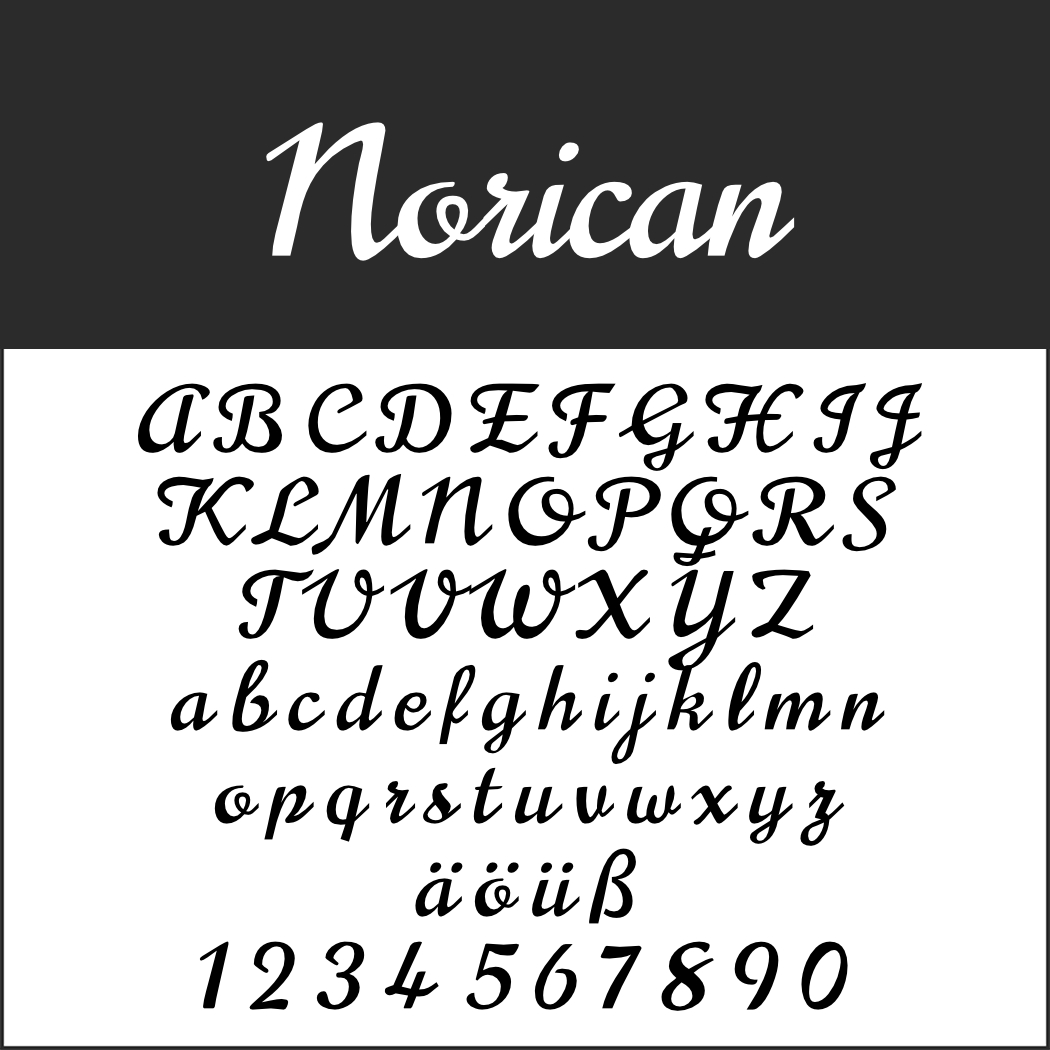 Font: Norican