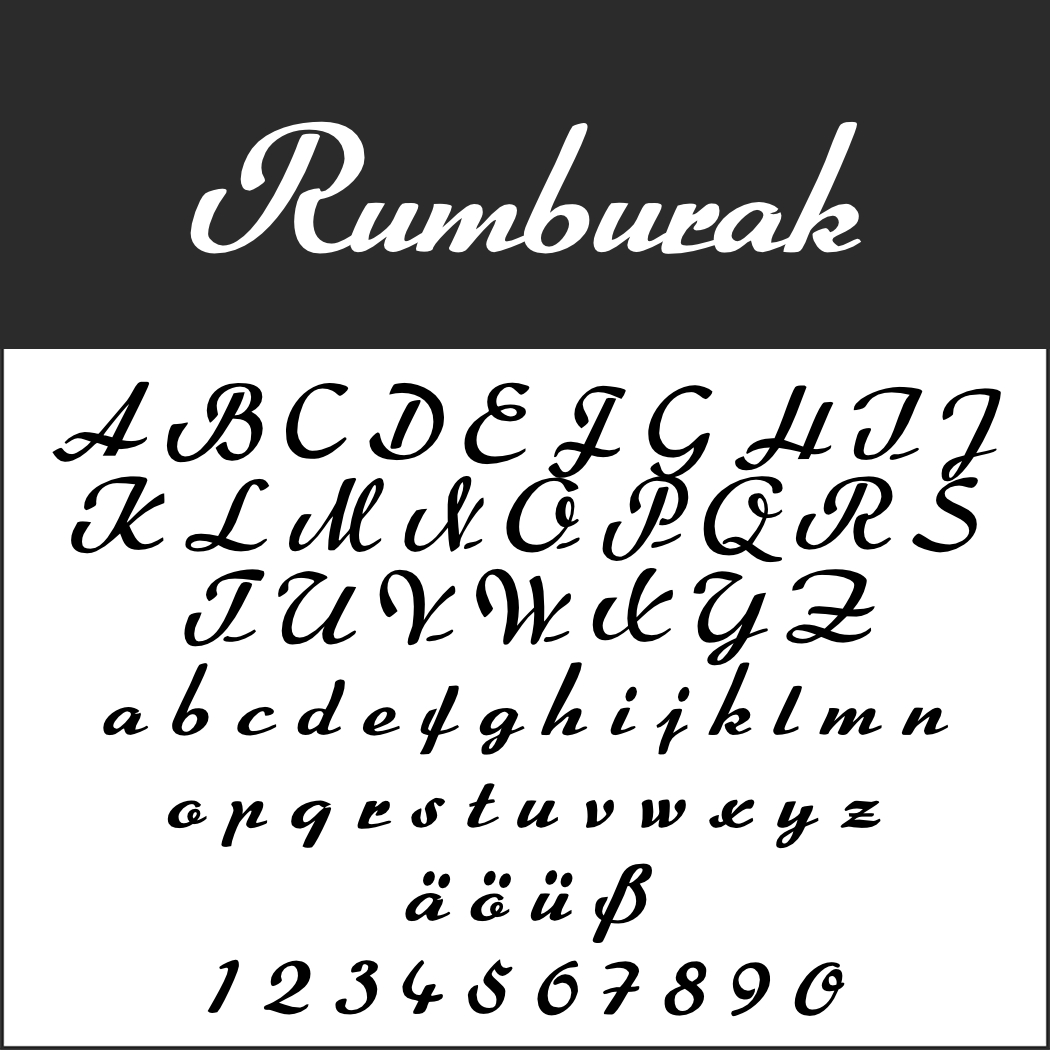 Schöne Schreibschrift: Rumburak