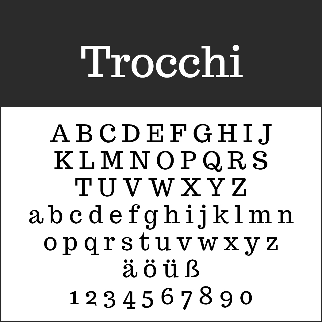 Schottische Schrift: Rocchi