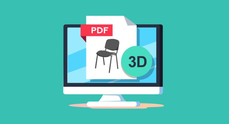 Mit einem 3D-PDF arbeiten: Öffnen und 3D-Inhalte importieren