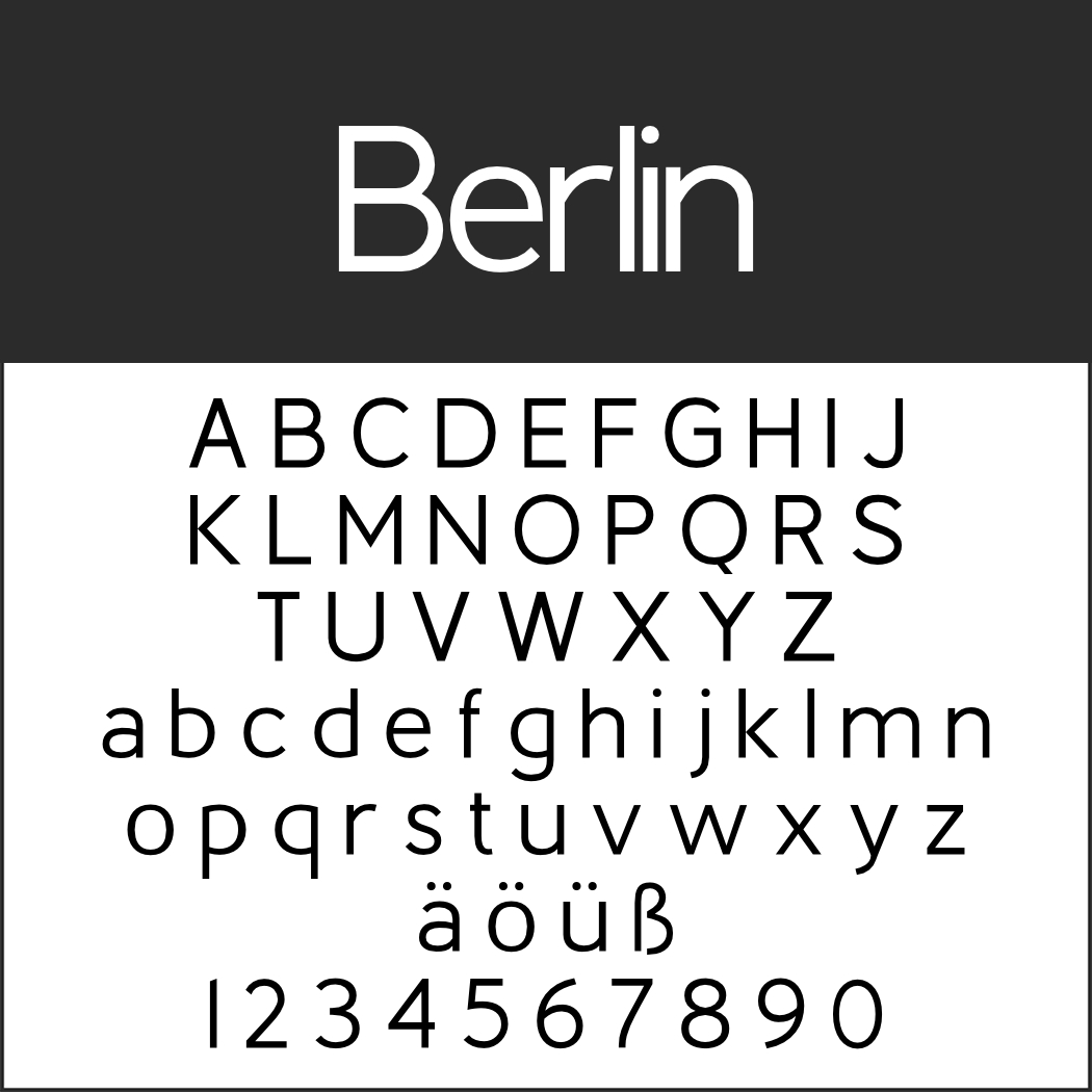 Berliner Schriftart