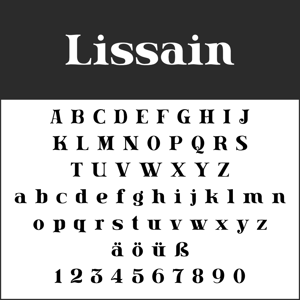 Display Font: Lissain