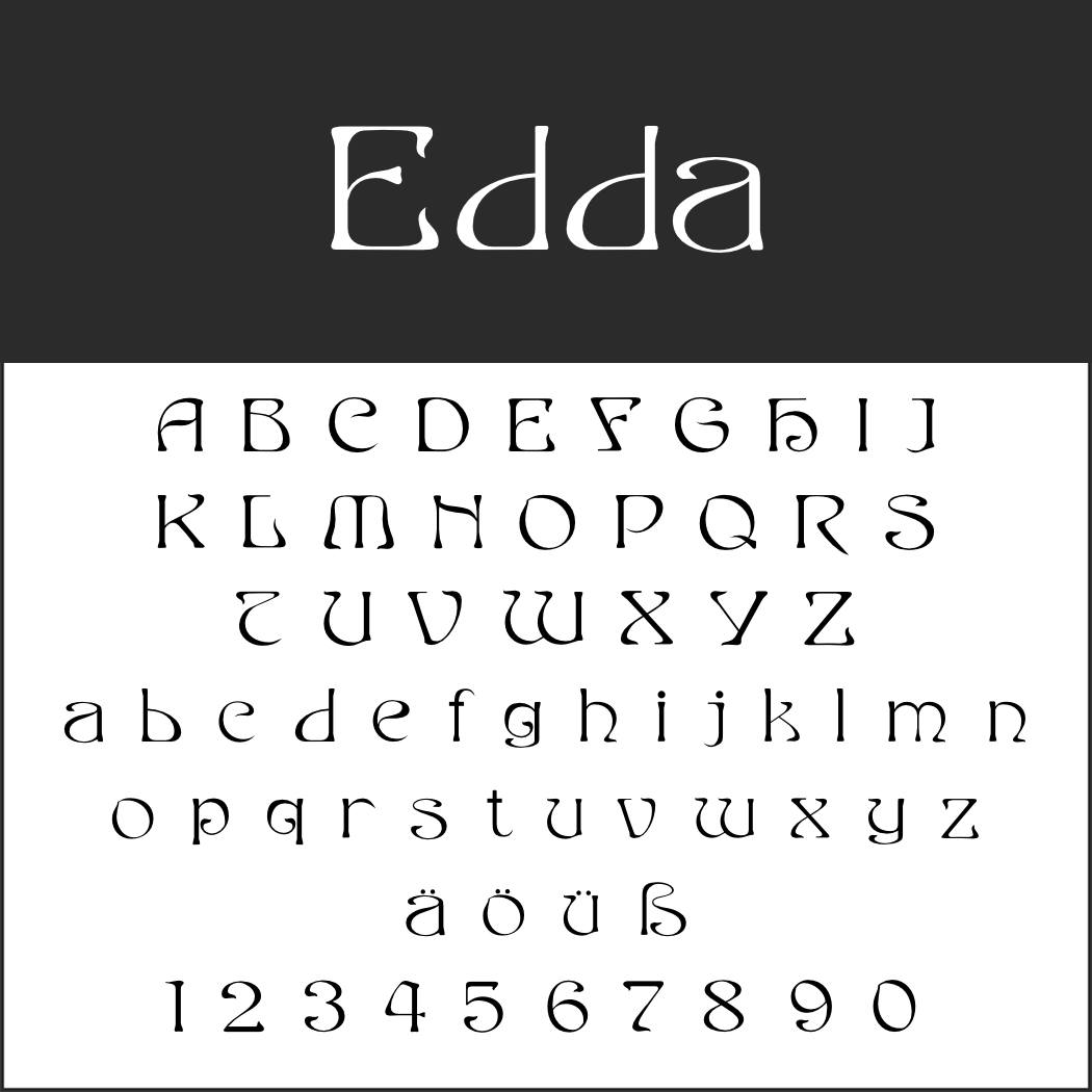 Deutsche Schrift: Edda