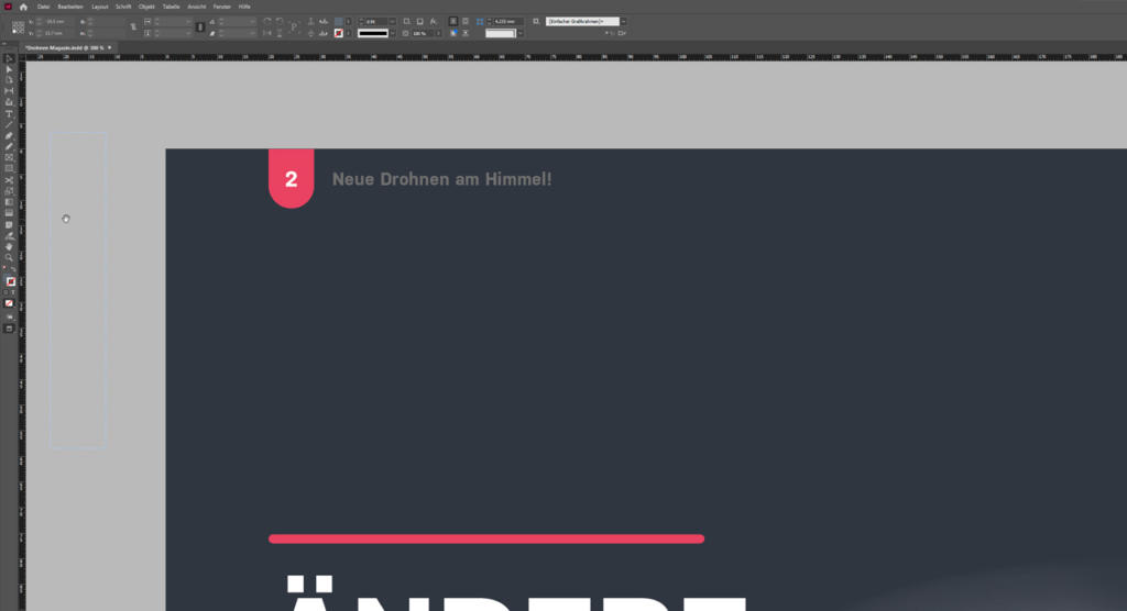 InDesign Hintergrundfarbe anlegen