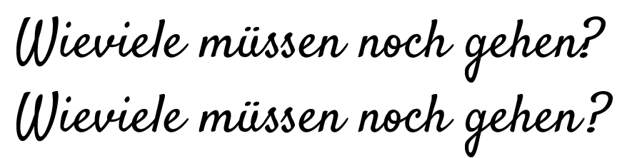 Frage ohne Leerzeichen vs. Frage mit Leerzeichen vor dem Fragezeichen