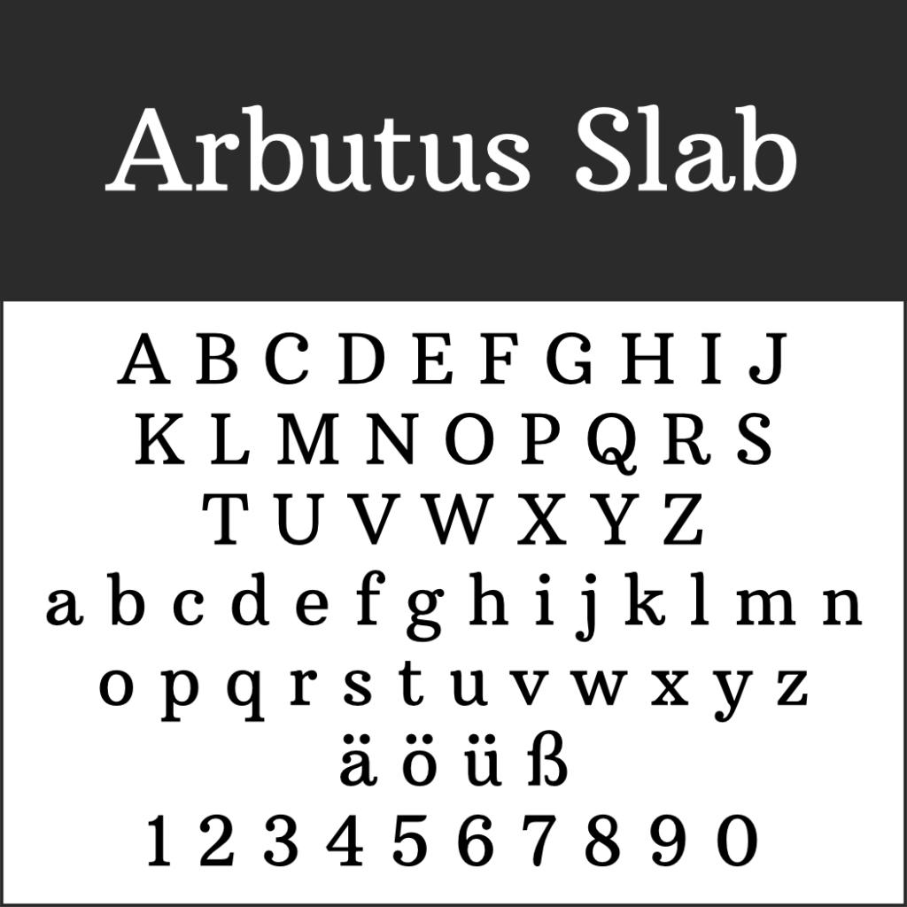 Slab Serif Fonts für einprägsame Werbebotschaften