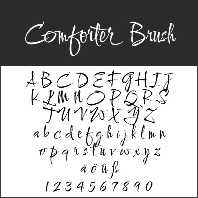 Schriftart Pinsel künstlerische und indivduelle GratisFonts