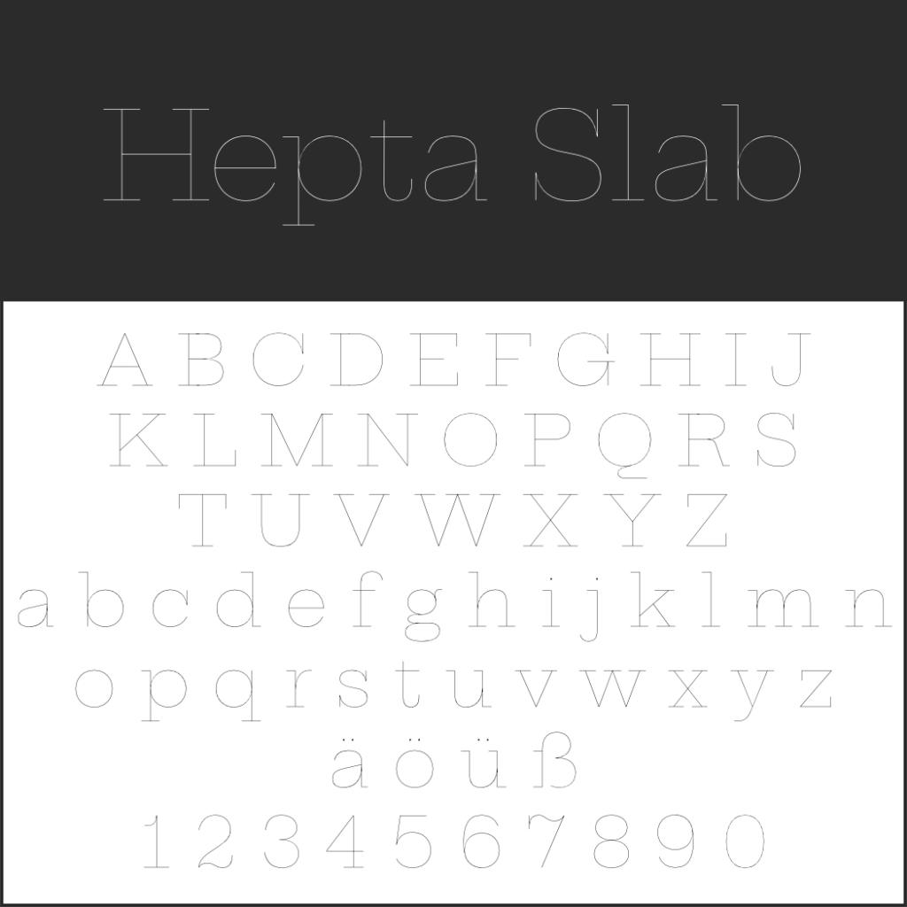 Slab Serif Fonts für einprägsame Werbebotschaften