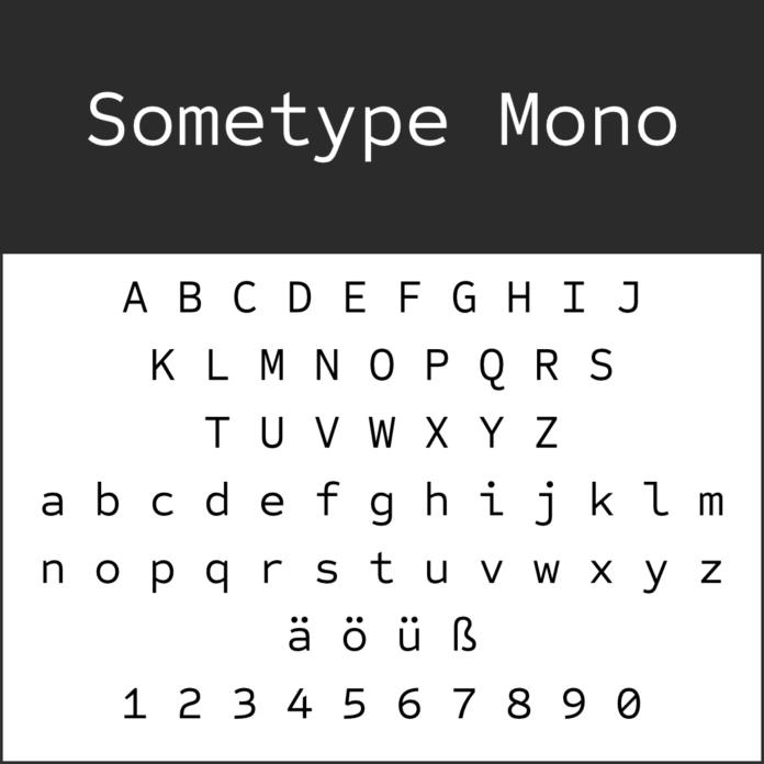 Monospace Fonts zum kostenlosen Download