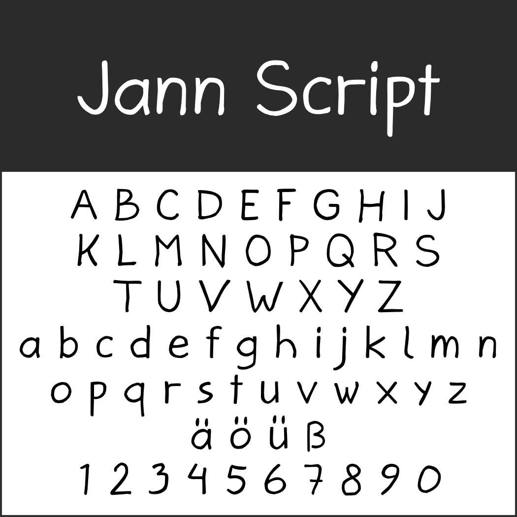 Nordische Schriftart: Jann Script
