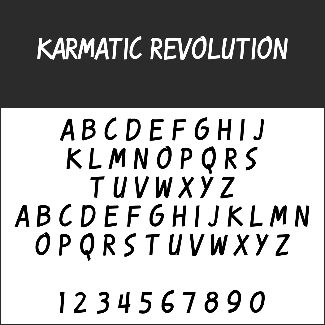 Anime Schrift: Karmatic Revolution