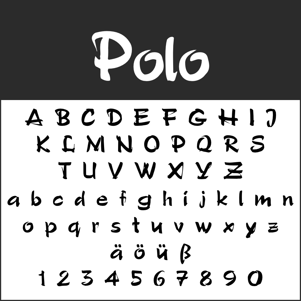 Manga-Schrift: Polo
