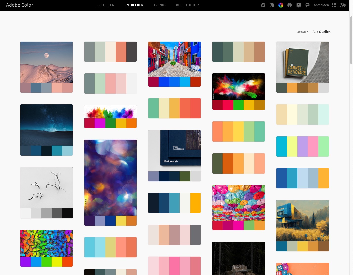 Adobe Color Farbtrends