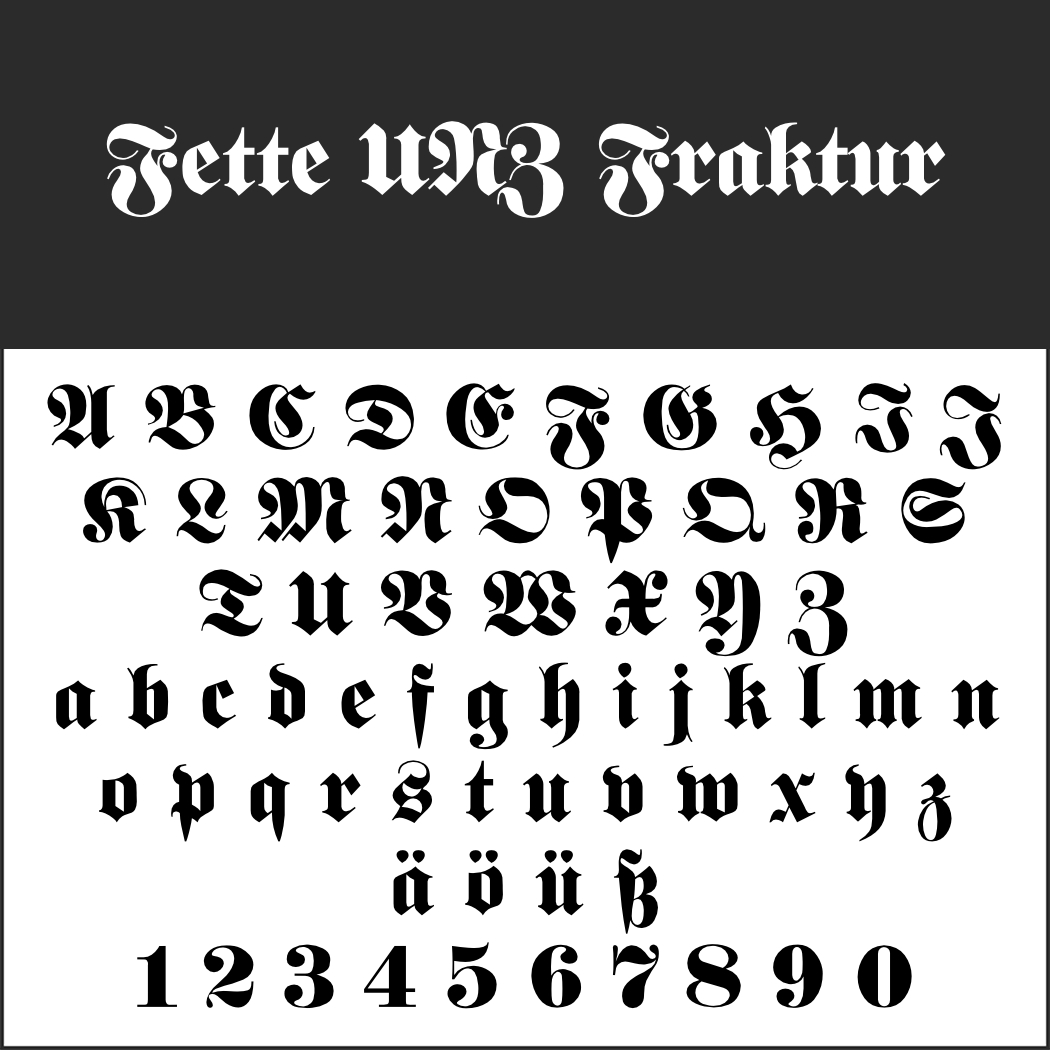 gangster old english letters font