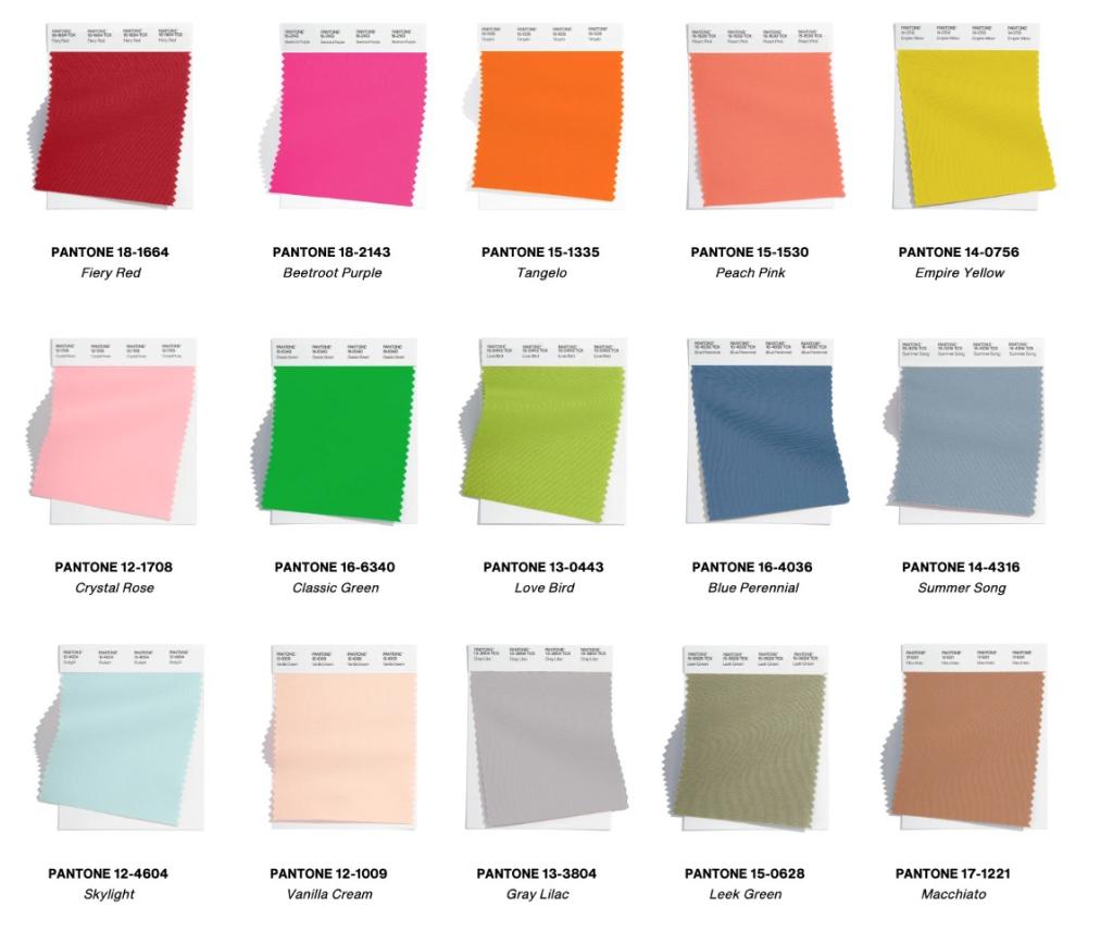 Pantone Палитра Цветов 2024 — Cvetino.ru