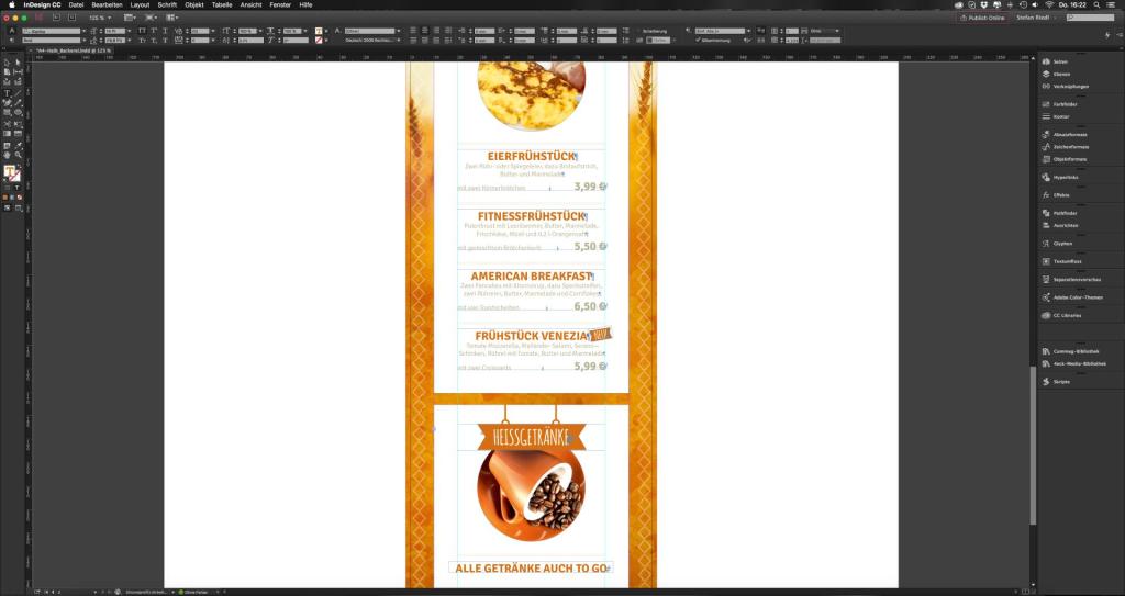 InDesign-Tutorial-speisekarten-gestalten-Zwischenergebnis