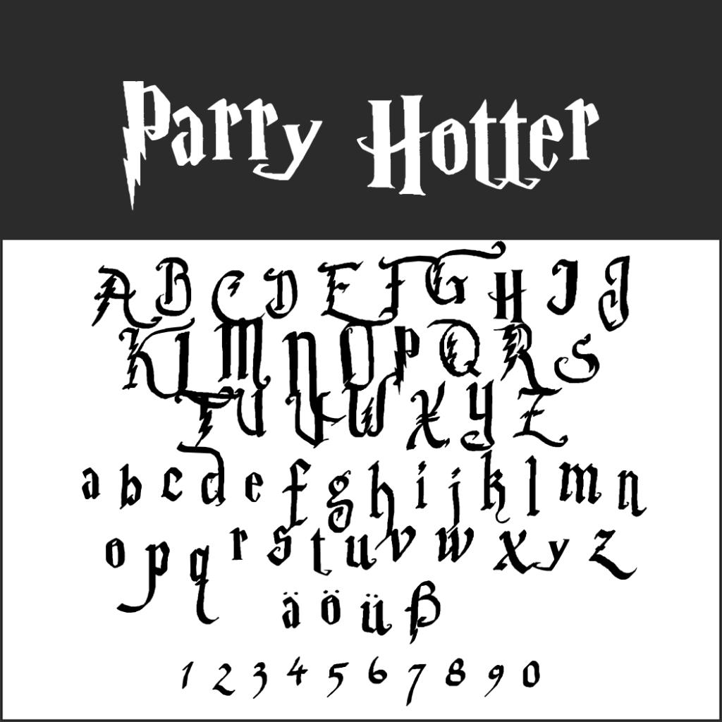 HarryPotterSchrift Magische Fonts zum kostenlosen Download