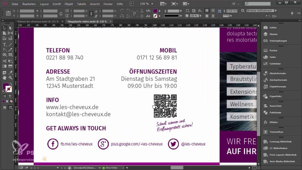 InDesign-Tutorial_Klappkarte_Rueckseite-QR-Code-und-Social-Media